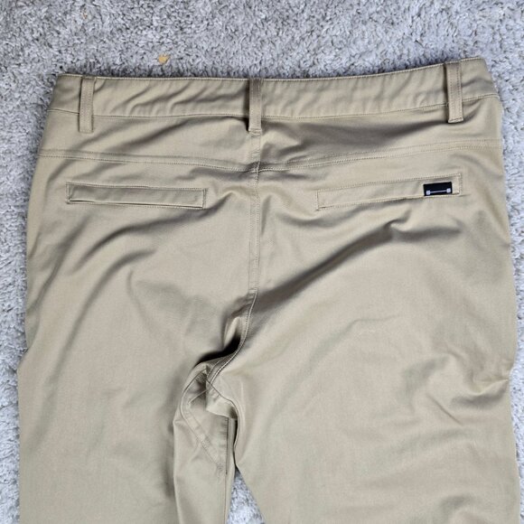 Barbell Apparel Men's Large Jogger Pant gym Khaki Zipper Pocket Gym Size 30x31 - Picture 6 of 8